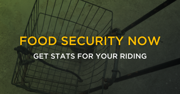 Food Security Now: Get stats for your riding
